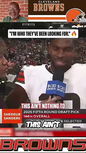 Shedeur's Confident NFL Debut: 'I'm Who They've Been Looking For!' #shorts