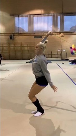 Rhythmic Gymnastics Ribbon Routine|Amazing Flexibility & Grace Performance|Artistic Gymnastics Skill