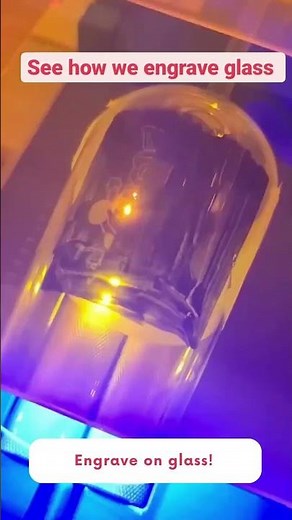 The Laser-engraved Glass with LaserPecker 2