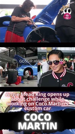 Angie Mead King opens up about challenge while working on Coco Martin’s custom car