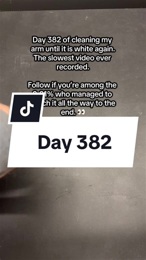 Cleaning My Arm: Day 382 of the Journey