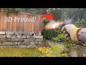 Making a Cap Gun that Fires Real 3D Printed Bullets