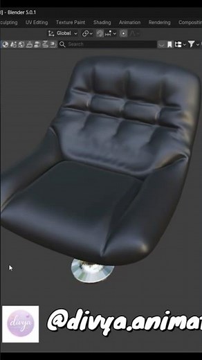 Blender 3D Chair Tutorial | Beginner Practice