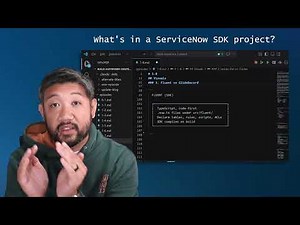 What's in a ServiceNow SDK project?