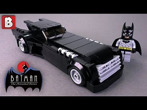 Sleek Batman Animated Series Batmobile LEGO MOC!