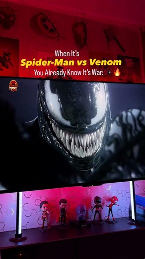 Spider Man vs Venom… you already know the fight level is different 🕷️🔥#spiderman2 #viral #expl