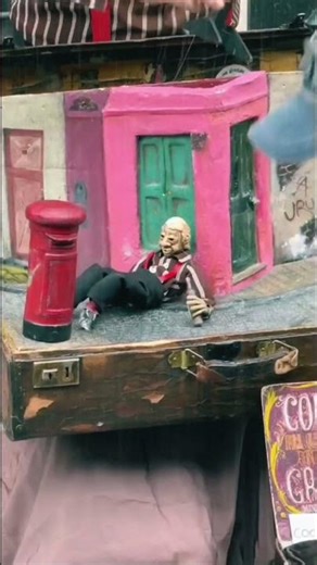 This Puppet Had One Drink Too Many 😀 #europe #streetperformance #puppet #puppetart