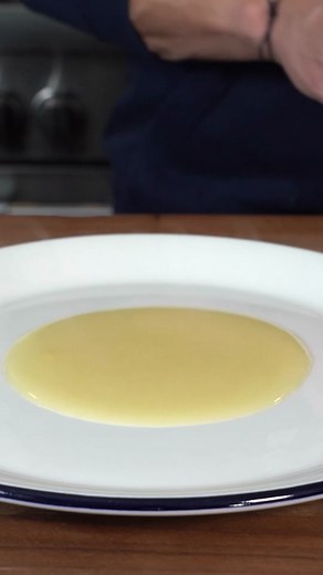 3 Classic and easy French Sauces you need to know Part 2: Veloutè is one of the 5 mother sauces in French cuisine created by renowned chef Auguste Escoffier and is basically the foundation for some of the greatest sauces in the world. Very similar to bechamel with the difference being the use of light stock instead of milk, Veloute is a creamy, neutral sauce able to enhance a mild fish’s flavor without overpowering it. Full video on YouTube. #fish #sauces #seafood #recipes #fyp