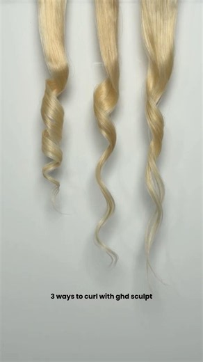3 ways to curl hair with the NEW ghd sculpt styler