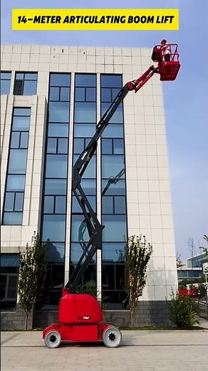 Boom Lift Testing & Demonstration - Fully Functional Aerial Work Platform #aerialworkplatform