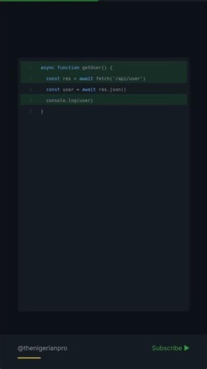 Async/await explained simply 🚀