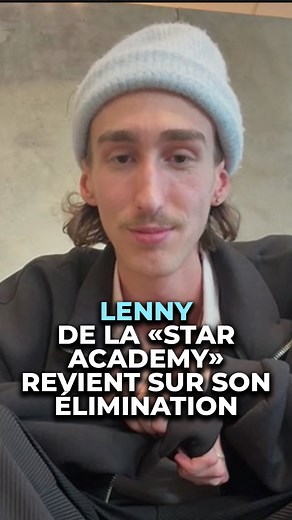 412K views · 1.9K reactions | Lenny revient sur son élimination de la #StarAcademy et le trou de mémoire qu'il a eu sur le prime ! #CTR #cinétélérevue #staracademy #tf1 | Ciné Télé Revue | Facebook