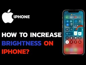 How to Increase Brightness on iPhone? Make Your iPhone Screen Brighter