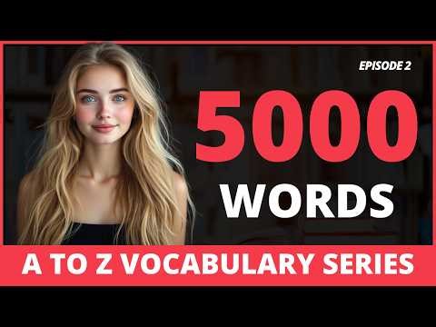 Common English Words for Daily Life | Complete Vocabulary Series (EP 1)