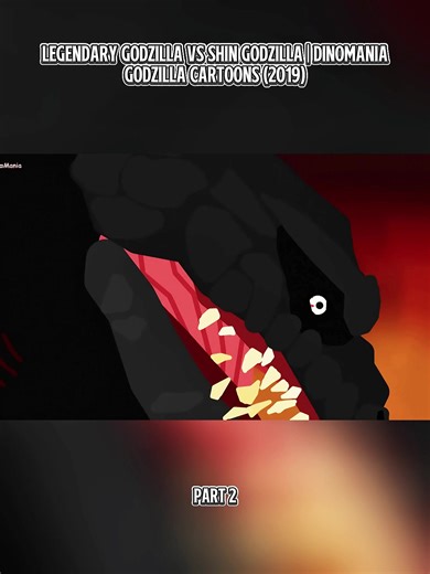 Legendary Godzilla vs Shin Godzilla | DinoMania - Godzilla Cartoons (2019) Part 2#fpy #usa🇺🇸 #godzilla #cartoon #dinomania