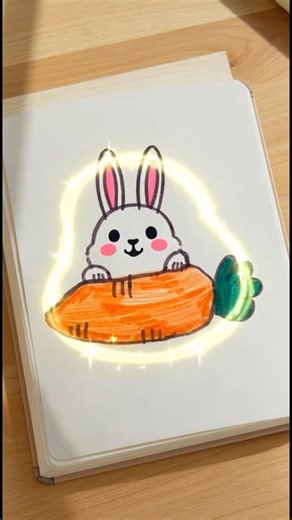 GUESS WHAT HAPPENS NEXT? 🐰 Зайчик проголодался! 🥕✨ #shorts #magic