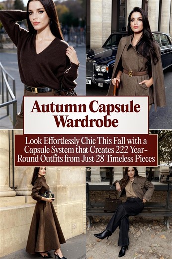 Capsule Wardrobe for Autumn Fall Capsule Guide for Women 222 Outfits From 28 Pieces Old Money Style Minimalist Closet PDF - Etsy