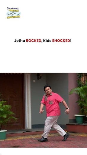 Jetha Rocked, Kids Shocked! #tmkoc #funny #jethalal #daya #garba