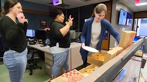2.9K views · 32 reactions | Behind The Scenes At WJZ: The night crew celebrates a successful month with a pizza party. | WJZ-TV | CBS Baltimore | Facebook