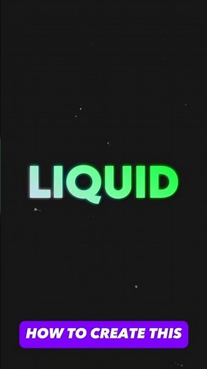 After Effects Tutorial - Liquid Text Or Logo Animation | No Plugins