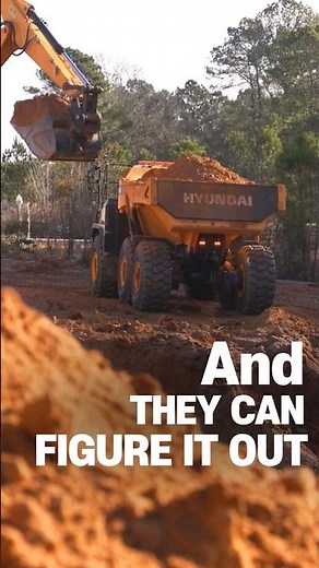 HA45 Articulated Dump Truck For A New Pond #LetsDig18