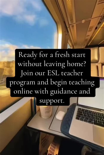 Ready for a fresh start without leaving home? Join our ESL teacher program and begin teaching online with guidance and support. #fyp #esl #englishtutor #usa #wfh #usa🇺🇸 #hiring