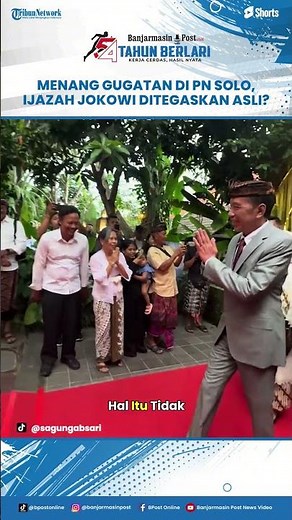 Jokowi's Response to Winning CLS Lawsuit at Solo District Court: Affirms the 7th President's Dipl...
