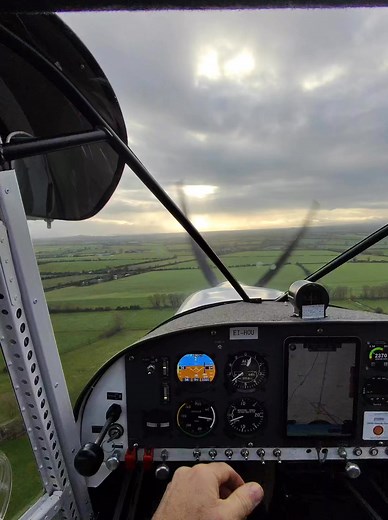 A pilots view landing the ICP Savannah on Runway 19 in beautiful Kilrush airfield . | Funfly Aerosports