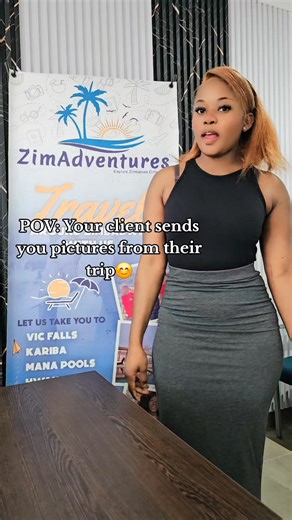 We love it when our clients send us reviews and pictures during their trips😊 Its one way to let us know we’ve done a good job #travelagency #zimadventures #travelagencyzim #fyp | ZimAdventures