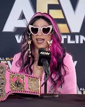 "They're all over the world and I can't believe what I've done in wrestling!"