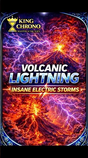 Lightening Inside A Volcano?!😳
