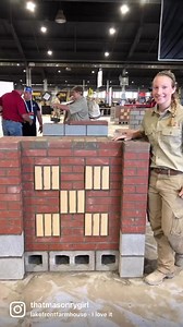 1.3K views · 152 reactions | Probably my top 3 favorite projects I’ve ever built/most people know me from隣❤️. #masonry #bricklaying #construction #womeninconstruction #bluecollar #trades #womenintrades #bricklayer #stabilalevels #my1stabila | That Masonry Girl | Facebook