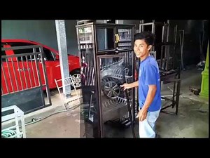 cara pasang kaca 3ml pada rak piring