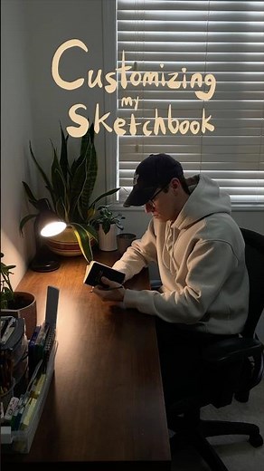 Customizing My Sketchbook with Stickers 📒 (DIY Art Inspiration)