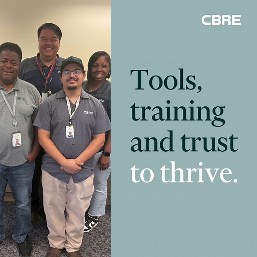 5.9K views · 35 reactions | We invest in our people at CBRE, because growth starts with the right support. Data Center Technicians like Sang gain valuable industry certifications and training that sharpen their skills and help to advance their careers. Explore open opportunities in Building Operations and Management and learn how CBRE can help you build a fulfilling career: https://cbre.co/3XAeSrX #TogetherCBRE | CBRE | Facebook