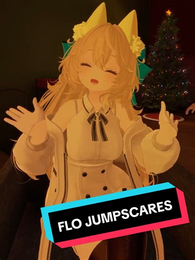 OOOOAAAH!! JUMP SCARE!! 🤣🤣 Flo and his cursed avatars 🥲 @ItsFloTime #vtuber #vrchat #streamer #silly #fyp