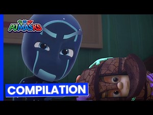 Sleepy Splat Attack Strikes! | Compilation | PJ Masks - Videos For Kids