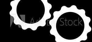 Gear setting icon.Rotating Gear Animated icon on transparent background 4k. Stock Video