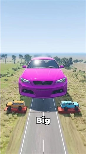 BeamNG Drive Small vs Big Car Challenge