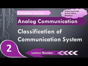 Classification of Communication System; Simplex and Duplex Communication by Engineering Funda Video Lecture | Crash Course for GATE ECE (English) - Electronics and Communication Engineering (ECE)