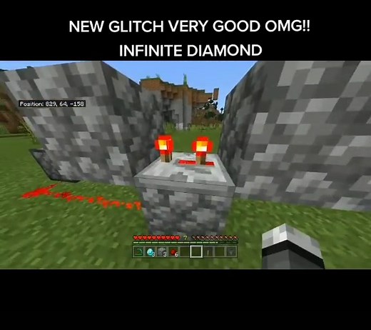 Infinite Diamond Glitch in Minecraft Bedrock Edition