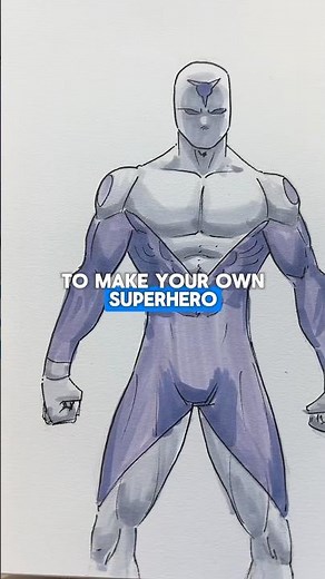 Make Your Own Superhero’s! ✍️ #art #beginnerarttips #drawing #artist #tutorial #superhero #sketch