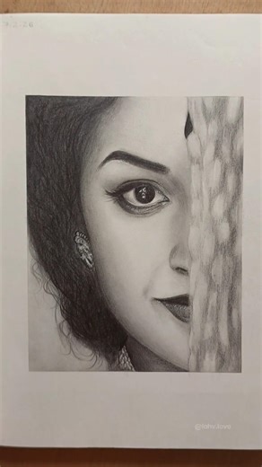 Art Reveal. Sada Nannu. Keerthy's Mahanati Savitri look #artreveal #keerthysuresh #artist #art