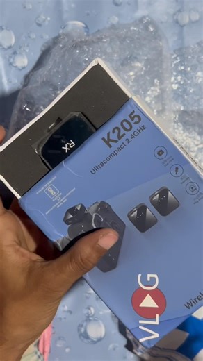 Wireless microphone k205 unboxing video ￼#unboxing #shorts #technology