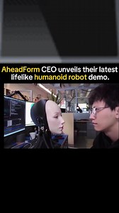 Next-Level Robot? AheadForm CEO Reveals Mind-Blowing Humanoid Tech! 🤖🔥 This isn’t sci-fi anymore! 😲 AheadForm’s CEO just dropped a demo of their lifelike humanoid robot that can mimic real human emotions and movements. With AI brains and killer precision, this bot might soon be your nurse, assistant, or factory buddy. The future is here! 🧠🤝🤖✨ #HumanoidRobot #AIrobotics #TechDemo #NextGenTech #FutureOfWork #Innovation #humanoid #fypシ #FutureTech #robotics #trending #explore #trendy | Tkc Fu