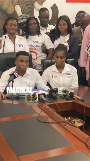 Prosper Opoku an electrical engineering student of Knust, one of many students beneficiaries of Dr. Adutwum foundation speaks to the press after officially picking NPP nomination forms on his behalf for the NPP presidential candidate race #ghananews #npp #adutwum #bawumia #ndc | Magikal News & Entertainment | Facebook