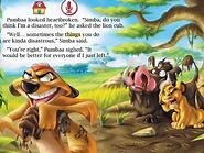 A Day Without Pumbaa Story Book by Disney Story Time Lion King