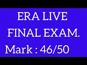 ERA LIVE FINAL EXAMINATION | April 2024 | OS-CIT | MS-CIT