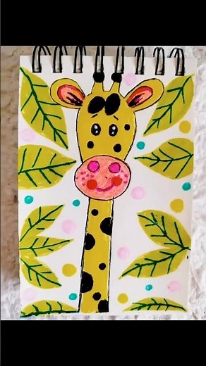 Easy Tutorial: How to Draw a Giraffe with Markers