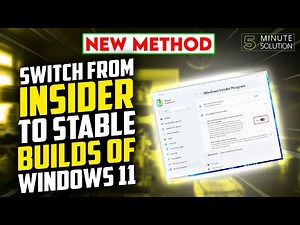 How to Switch From Insider to Stable Builds of Windows 11